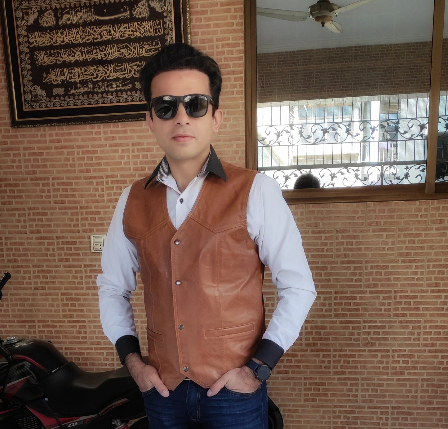 Smart Leather Waistcoat Designer